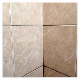 Geflieste Küchenrückwand mit sauberem Fugenbild